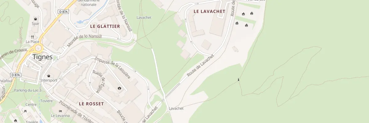 Plan du 49 Rue Boucle des Roches Rouges à Tignes