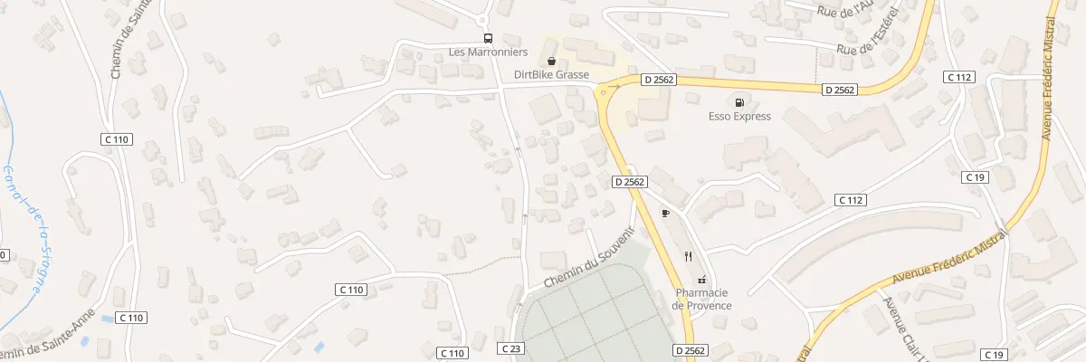 Plan du 49 Che Pouiraque Sainte Anne à Grasse