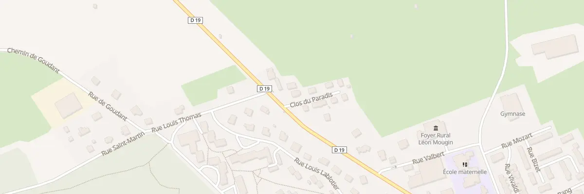 Plan du 9261 Rue de Belfort à Bourogne