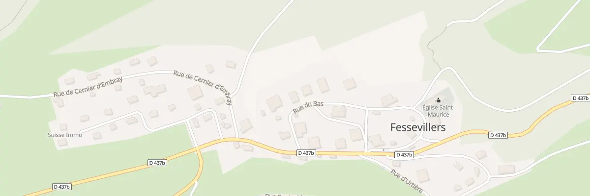 Plan du 5 Rue du Bas à Fessevillers