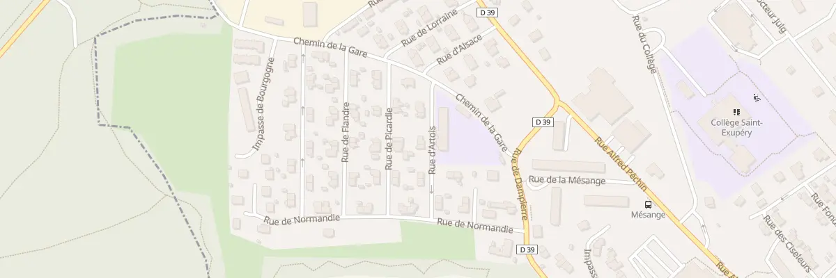 Plan du 6 Rue d’Artois à Beaucourt