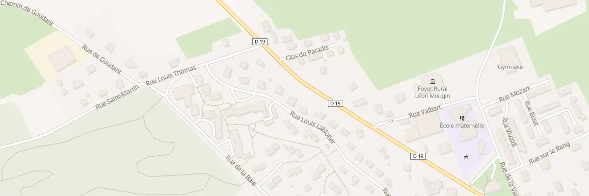 Plan du 8 Rue Lablotier à Bourogne