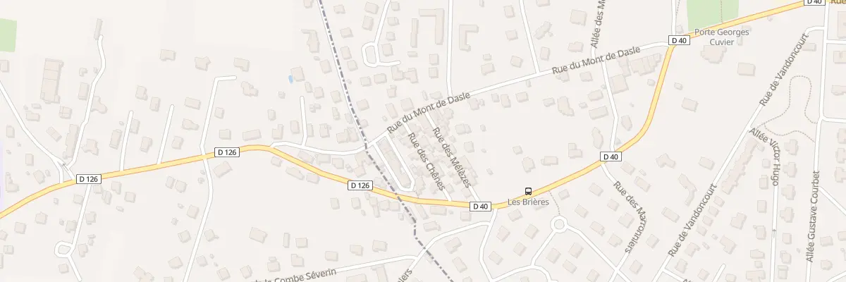Plan du 3 Rue des Chênes à Beaucourt