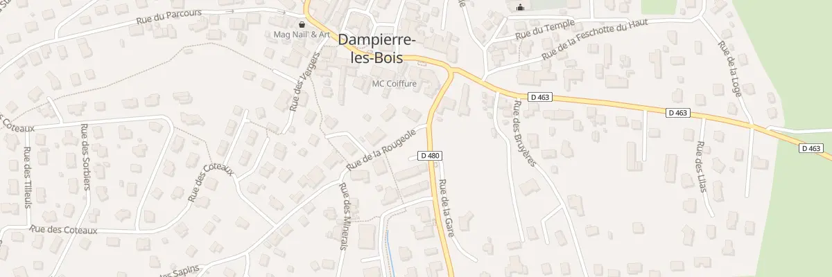Plan du 12 Rue de Beaucourt à Dampierre-les-Bois