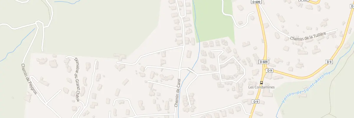 Plan du 391 Che de Carel à Auribeau-sur-Siagne