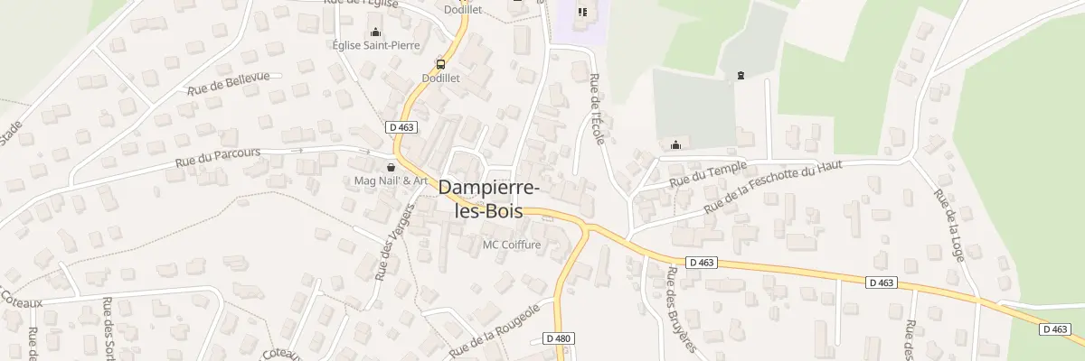 Plan du 35 Gr Grande Rue à Dampierre-les-Bois