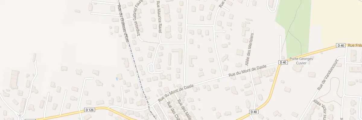 Plan du 7 Rue des Acacias à Beaucourt