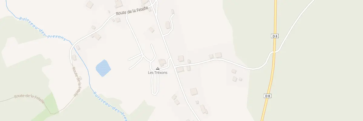 Plan du 25 Les Trexons à Gerbépal