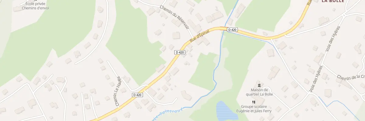 Plan du 123B Rue d’Epinal à Saint-Dié-des-Vosges