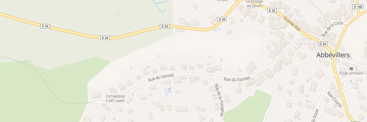 Plan du 20 Rue du Vannet à Abbévillers