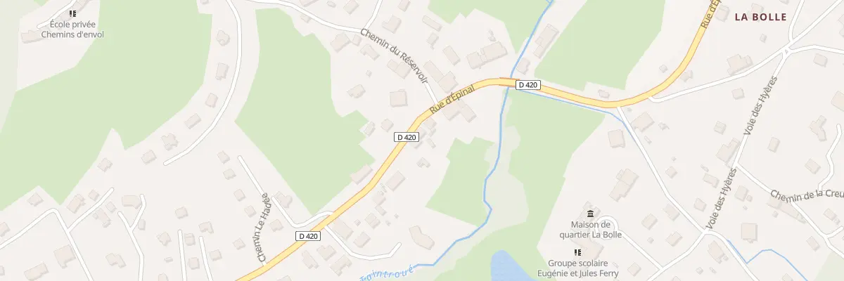 Plan du 123 Rue d’Epinal à Saint-Dié-des-Vosges