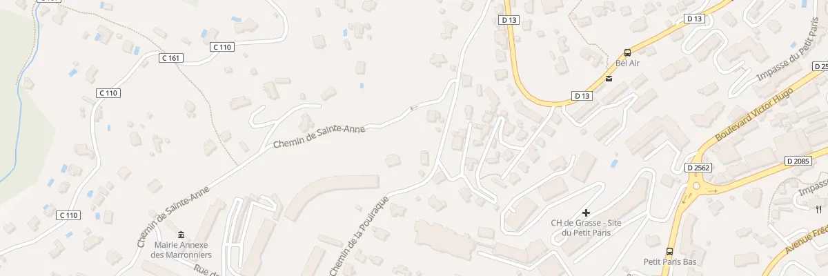 Plan du 27 Che de Sainte Anne à Grasse