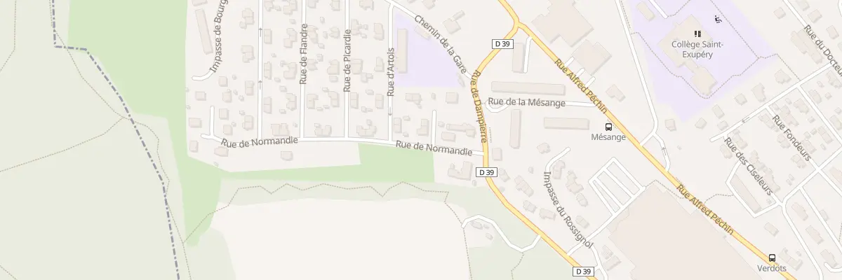 Plan du 1 Imp du Dauphine à Beaucourt
