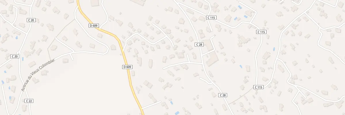 Plan du 44 Che des Basses Moulières à Grasse
