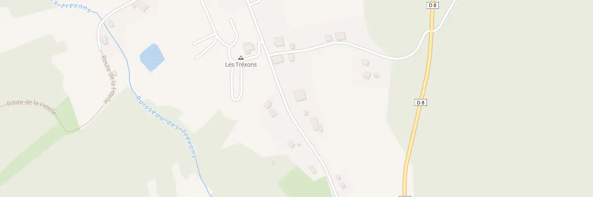 Plan du 45 Les Trexons à Gerbépal