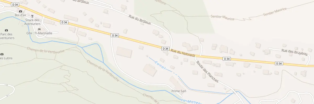 Plan du 92B Rue du Hohneck à La Bresse