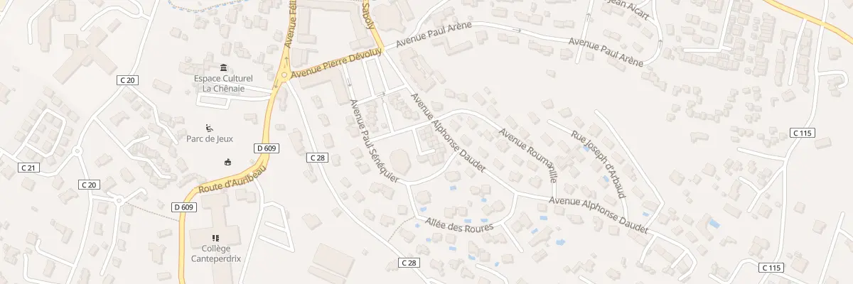 Plan du 5 All des Jasmins à Grasse