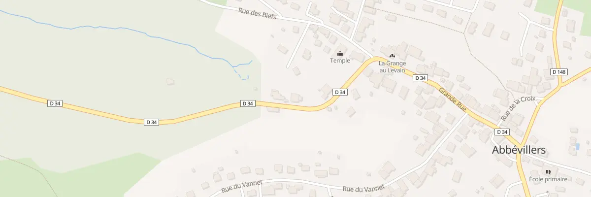 Plan du 3 Gr Grande Rue à Abbévillers