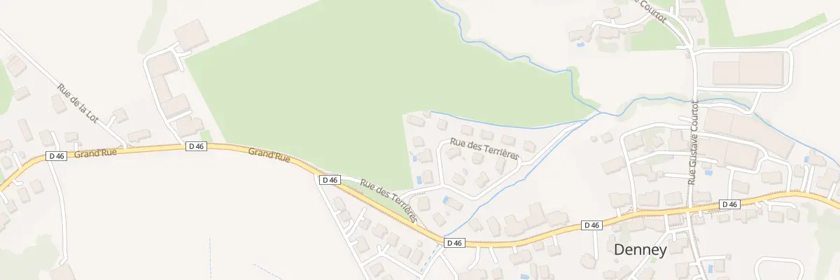 Plan du 3 Rue Les Terrieres à Denney