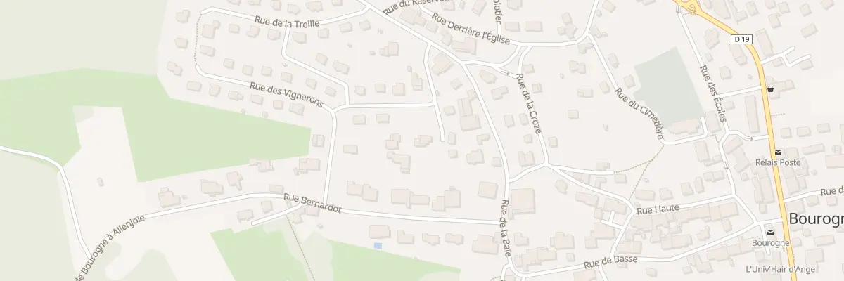 Plan du 3B Rue des Tonneliers à Bourogne