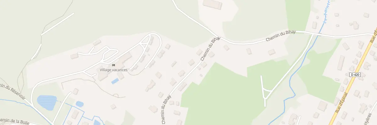 Plan du 34 Che du Bihay à Saint-Dié-des-Vosges