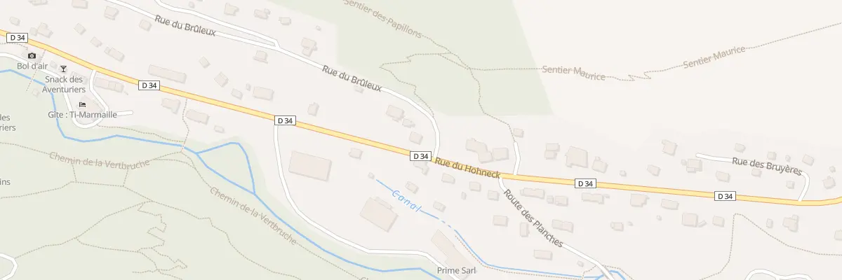 Plan du 155 Rue du Hohneck à La Bresse