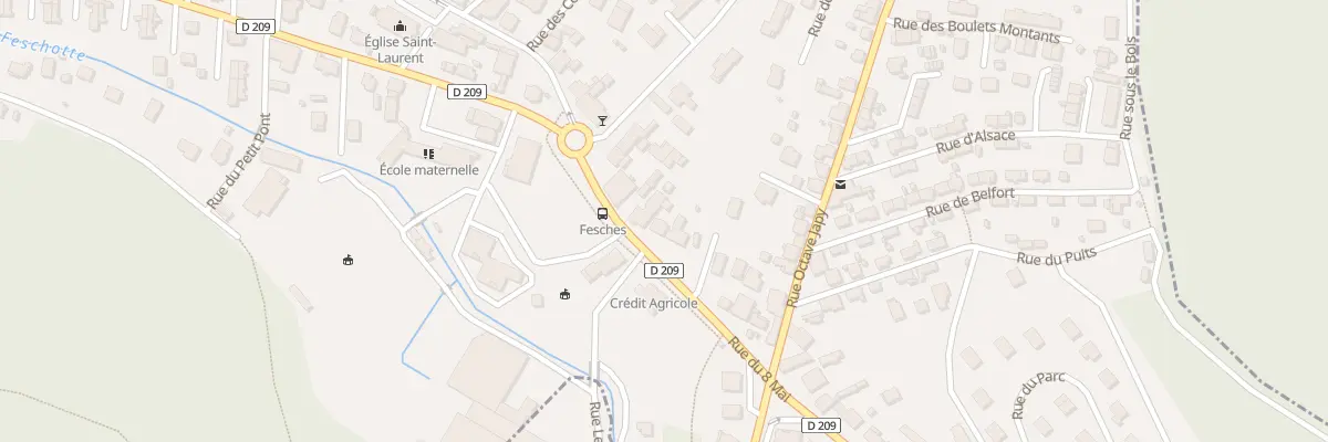 Plan du 8 Rue du Huit Mai à Fesches-le-Châtel