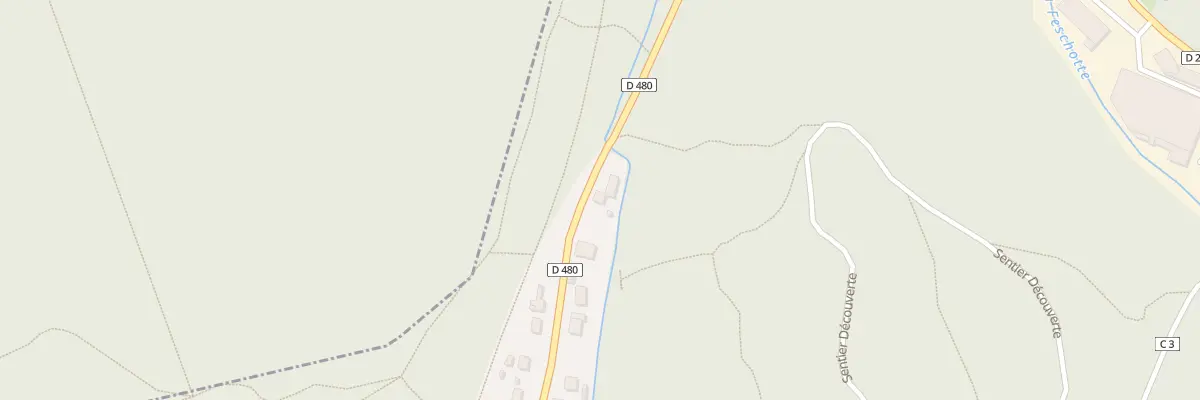 Plan du 22 Rue de Fesches Le Chatel à Dampierre-les-Bois