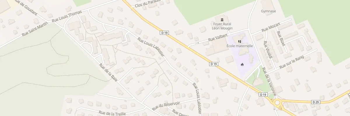 Plan du 18 Rue Lablotier à Bourogne