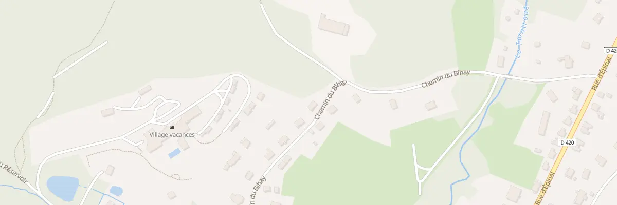 Plan du 32 Che du Bihay à Saint-Dié-des-Vosges