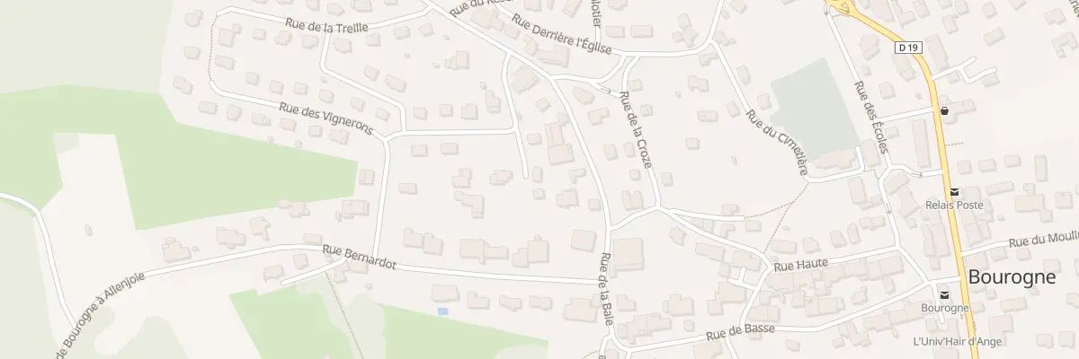 Plan du 3 Rue des Tonneliers à Bourogne