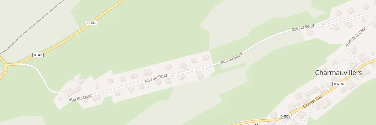 Plan du 21 Rue du Seud à Charmauvillers