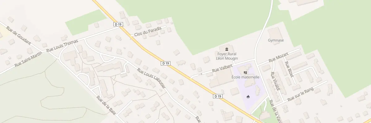 Plan du 38B Rue de Belfort à Bourogne