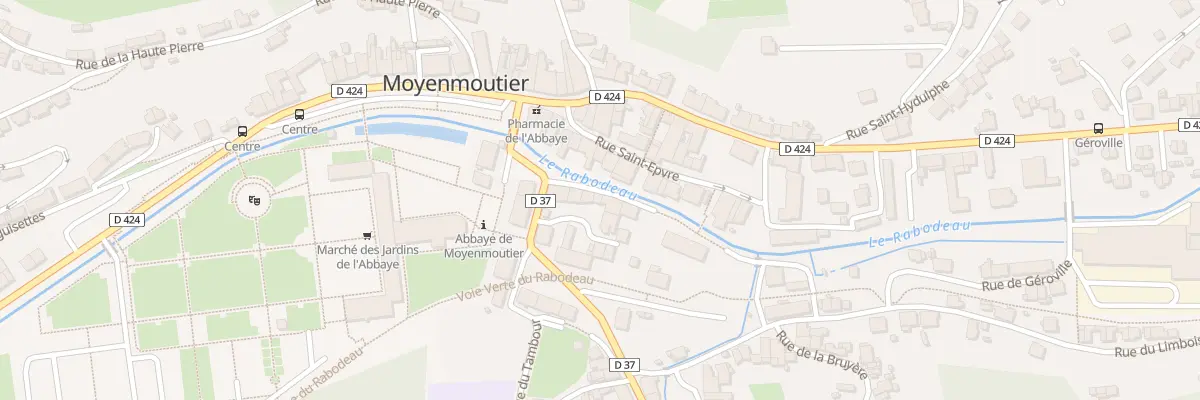 Plan du 5 Cour Dom Humbert Barrois à Moyenmoutier