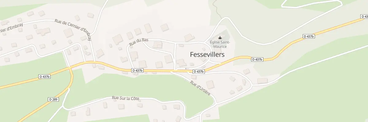 Plan du 1 Rue de l’Eglise à Fessevillers