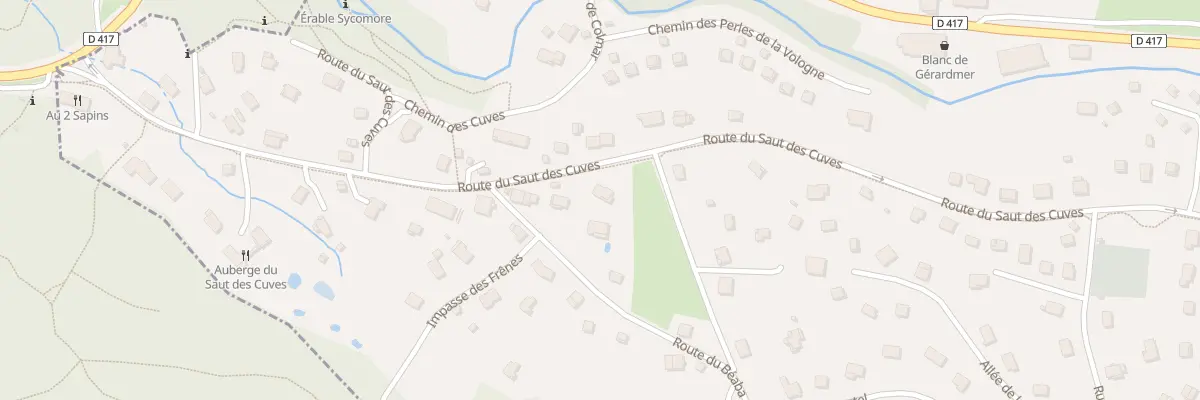 Plan du 841 Rte du Saut des Cuves à Xonrupt-Longemer