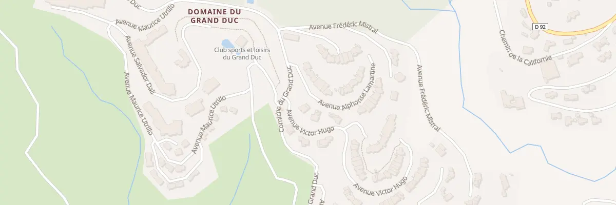 Plan du 76 Av Alphonse Lamartine à Mandelieu-la-Napoule