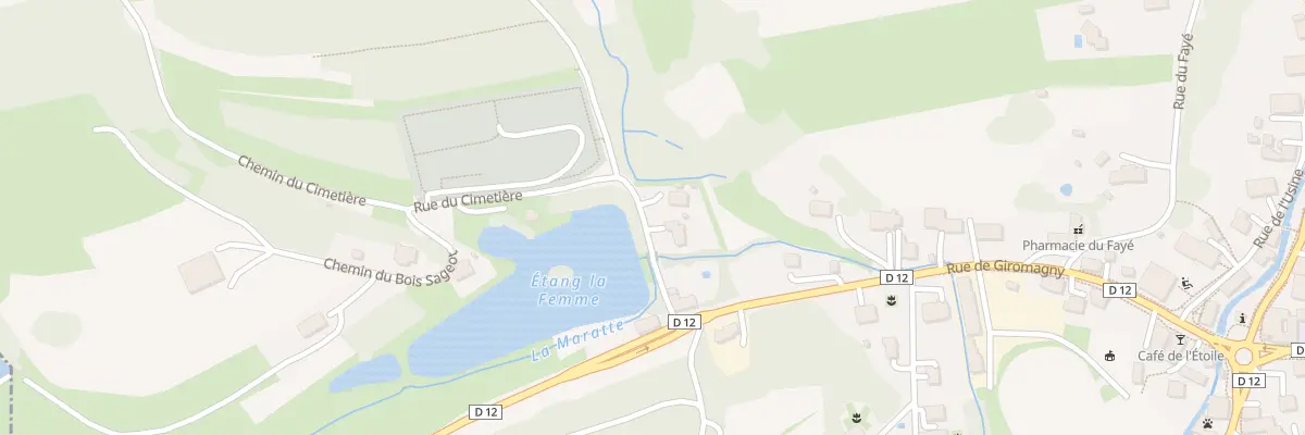 Plan du 2 Rue des Charmilles à Étueffont