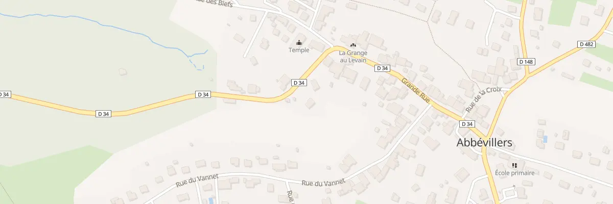 Plan du 2 Gr Grande Rue à Abbévillers