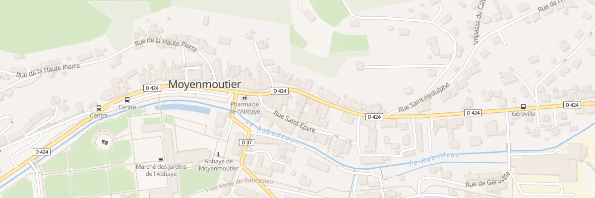 Plan du 10 Rue De La Liberation à Moyenmoutier