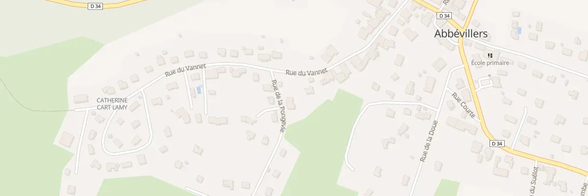 Plan du 21 Rue du Vannet à Abbévillers
