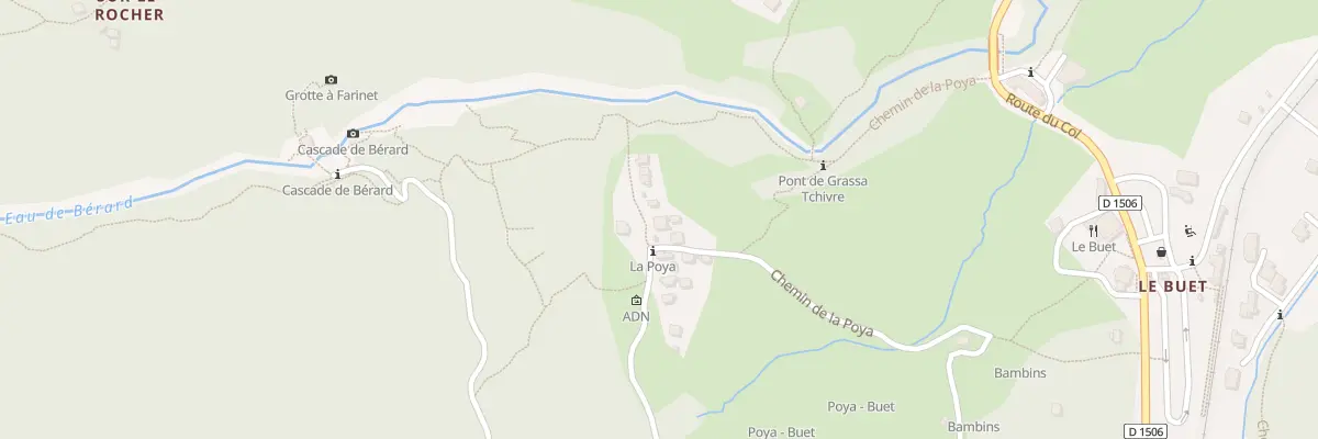 Plan du 354 Che de la Poya à Vallorcine