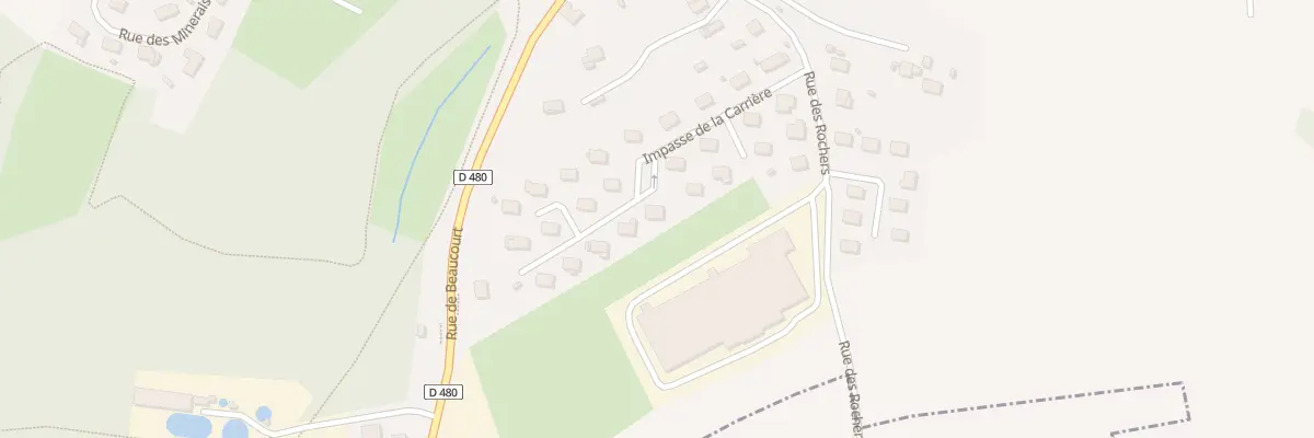 Plan du 15 Imp de la Carrière à Dampierre-les-Bois
