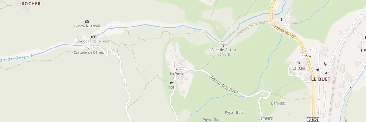 Plan du 348 Che de la Poya à Vallorcine