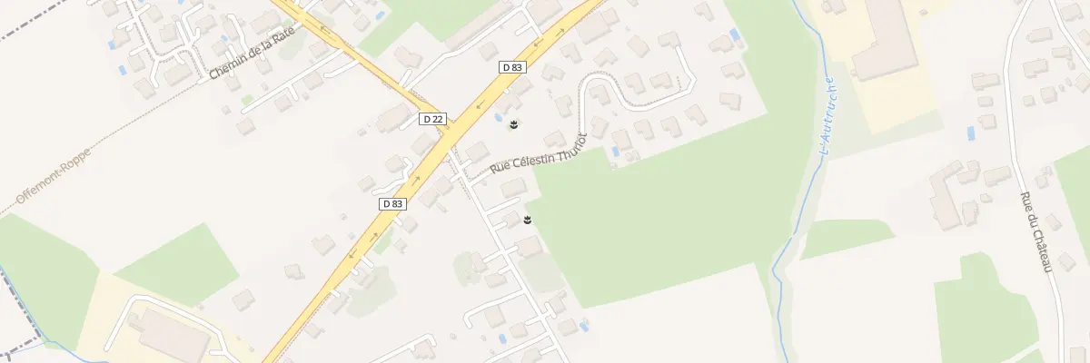 Plan du 5 Rte de Denney à Roppe