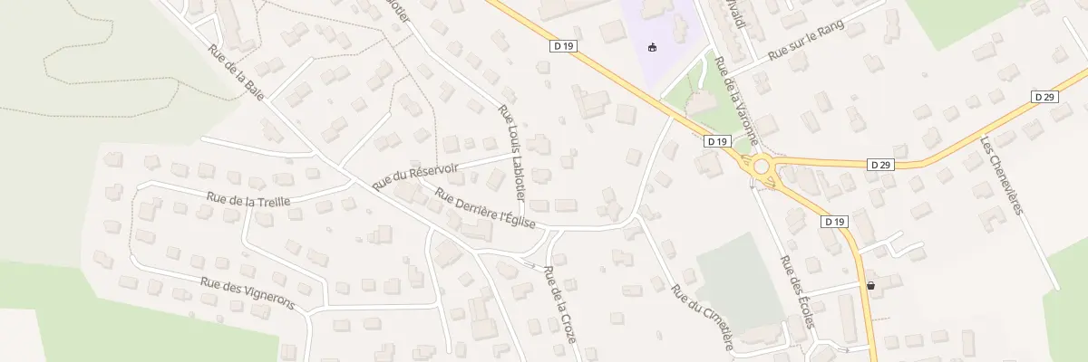 Plan du 30 Rue Lablotier à Bourogne