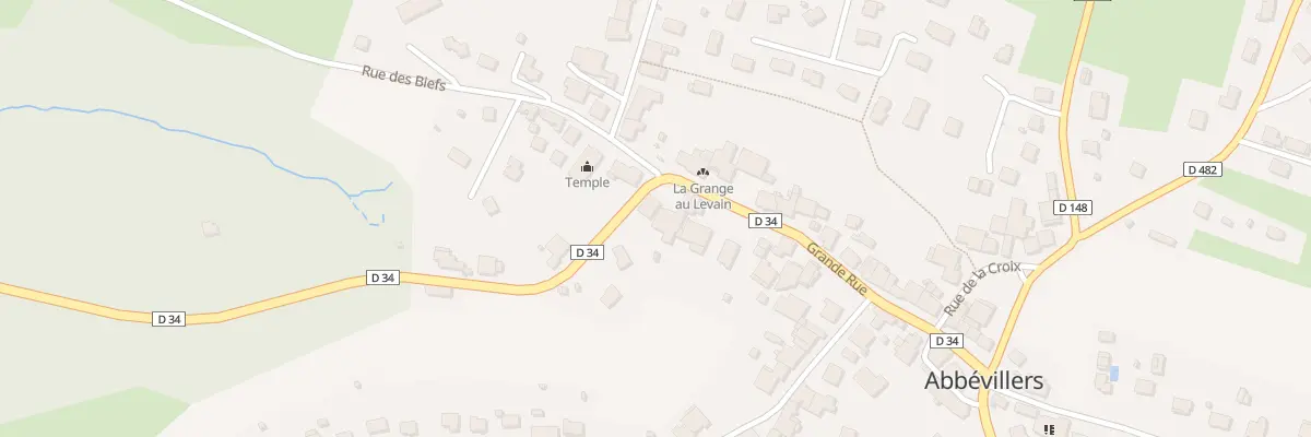 Plan du 2T Gr Grande Rue à Abbévillers