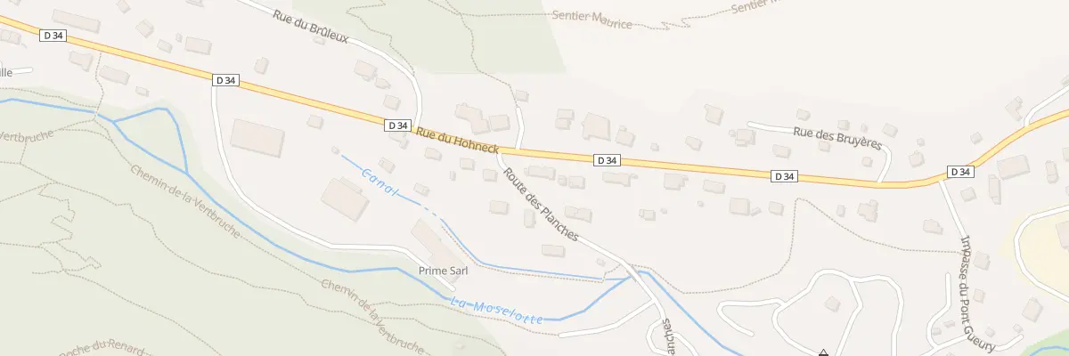 Plan du 98 Rue du Hohneck à La Bresse