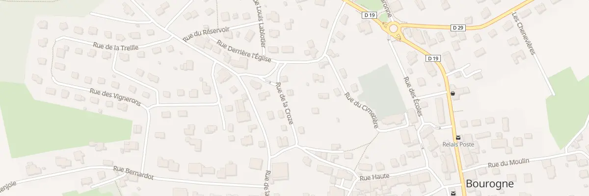 Plan du 5 Rue derrière l’Eglise à Bourogne