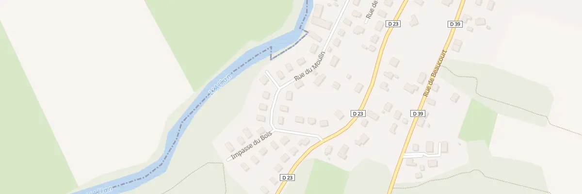 Plan du 29 Rue du Moulin à Méziré